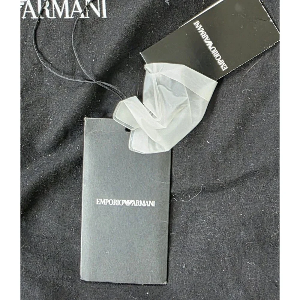 Emporio Armani Y3D021 Bordeaux Woven Shopping Tote Bag Shoulder Strap Dust Bag